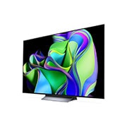LG OLED Evo C3 4K ThinQ AI 65'', Vista lateral orientada hacia la izquierda., OLED65C3PSA, thumbnail 15
