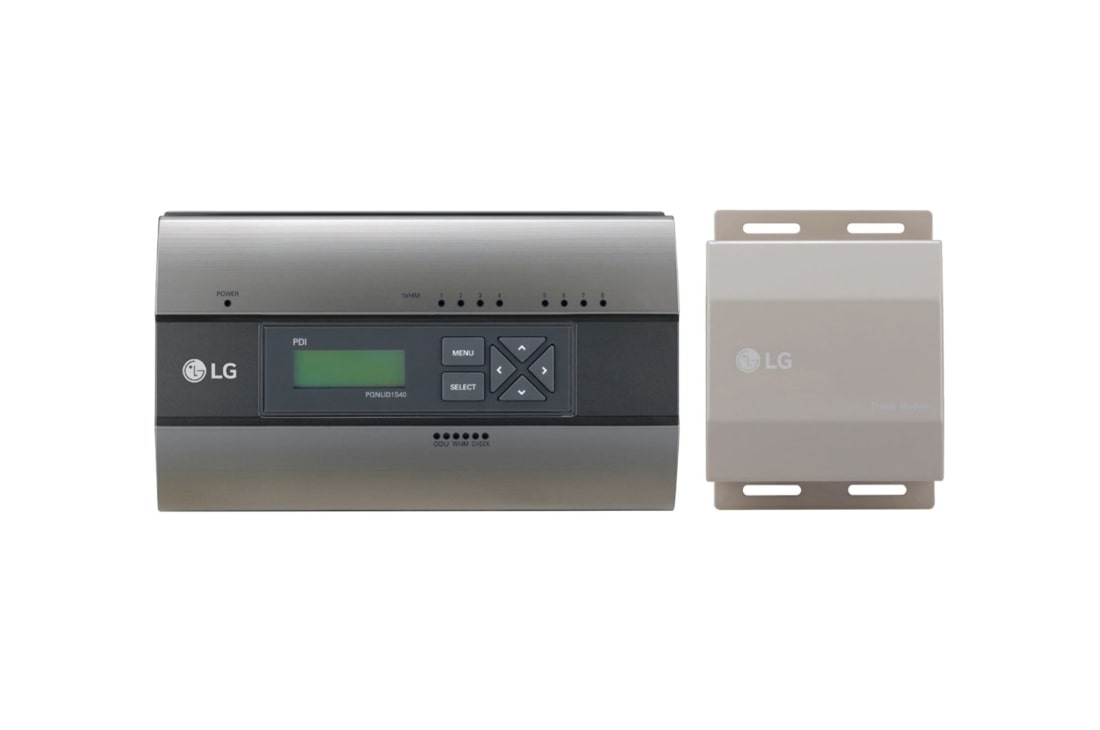 LG Anwendungssteuerung, PDI Premium, Stromverteilungsanzeige (max. 8 AE-Einheiten), Vorderansicht, PQNUD1S40