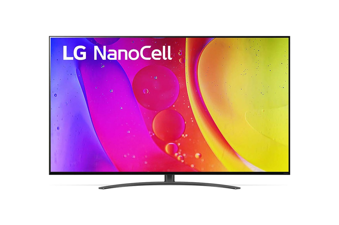 LG 75“ LG NanoCell TV | 75NANO829QB, Eine Vorderansicht des LG NanoCell TV, 75NANO829QB
