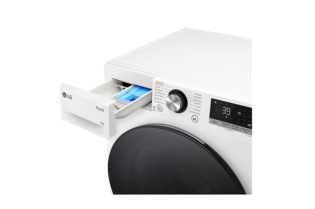 Waschmaschine mit Bullaugenring U./Min. A Kapazität schwarzem Österreich Weiß | | | kg | | | EEK LG mit Fit Slim F2V7SLIM9 9 1200