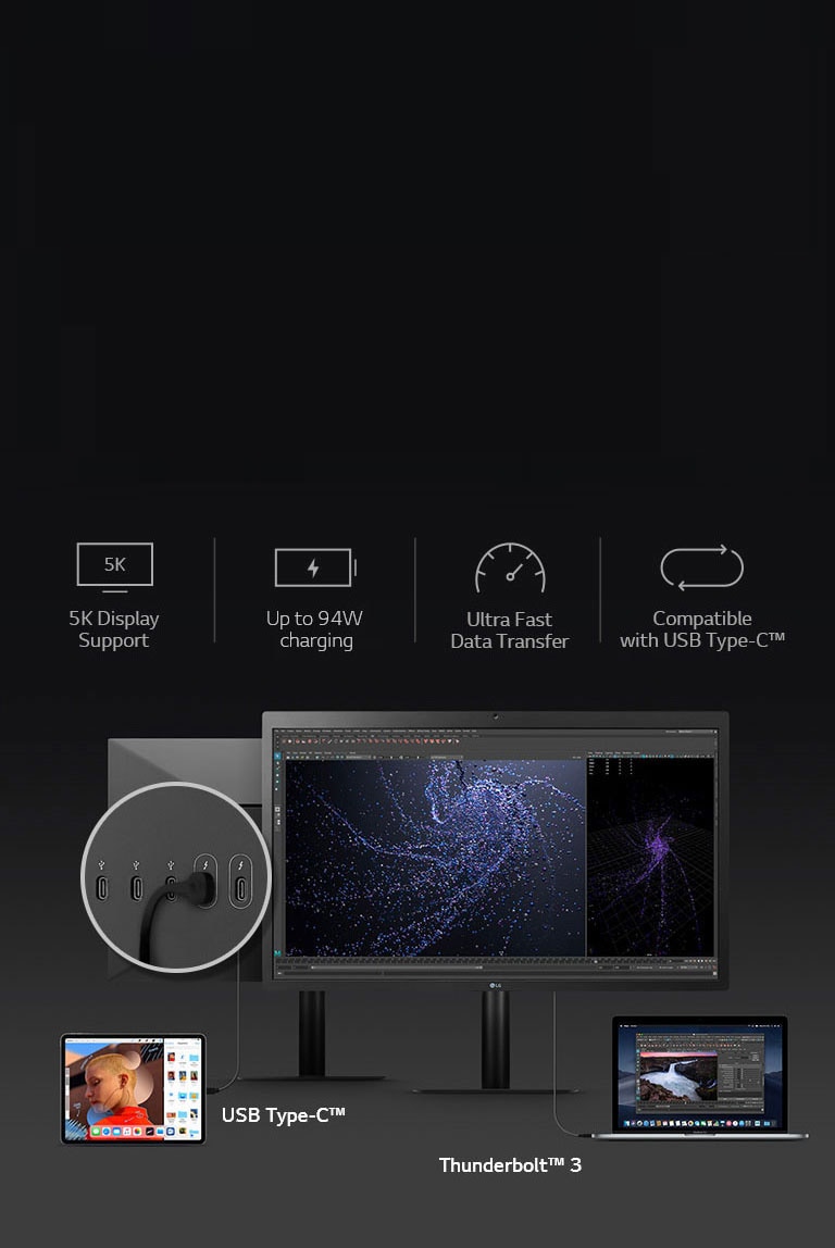 27” UltraFine™ 5K IPS Monitor | 27MD5KL-B | LG Australia