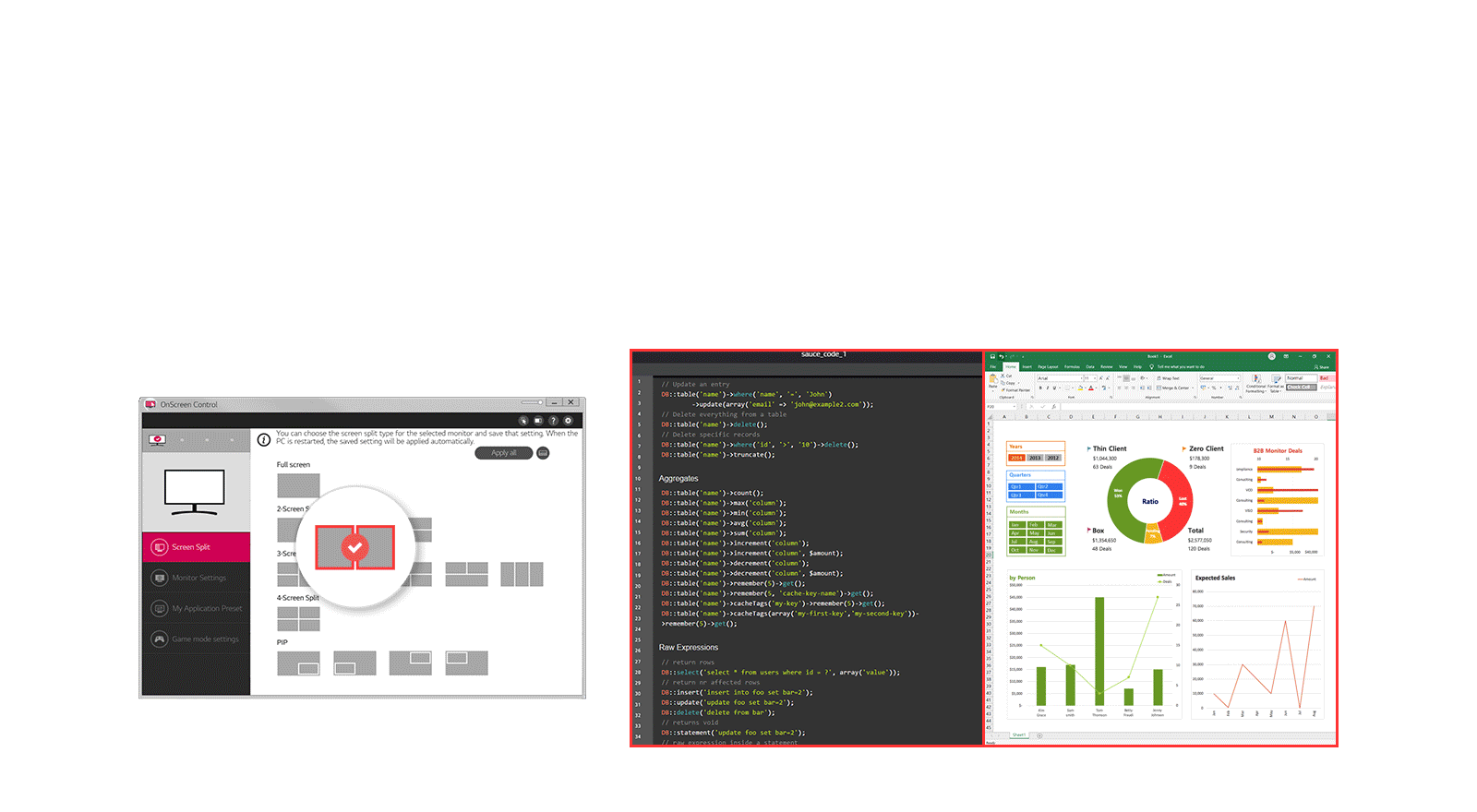 OnScreen Control offering Easier User Interface.