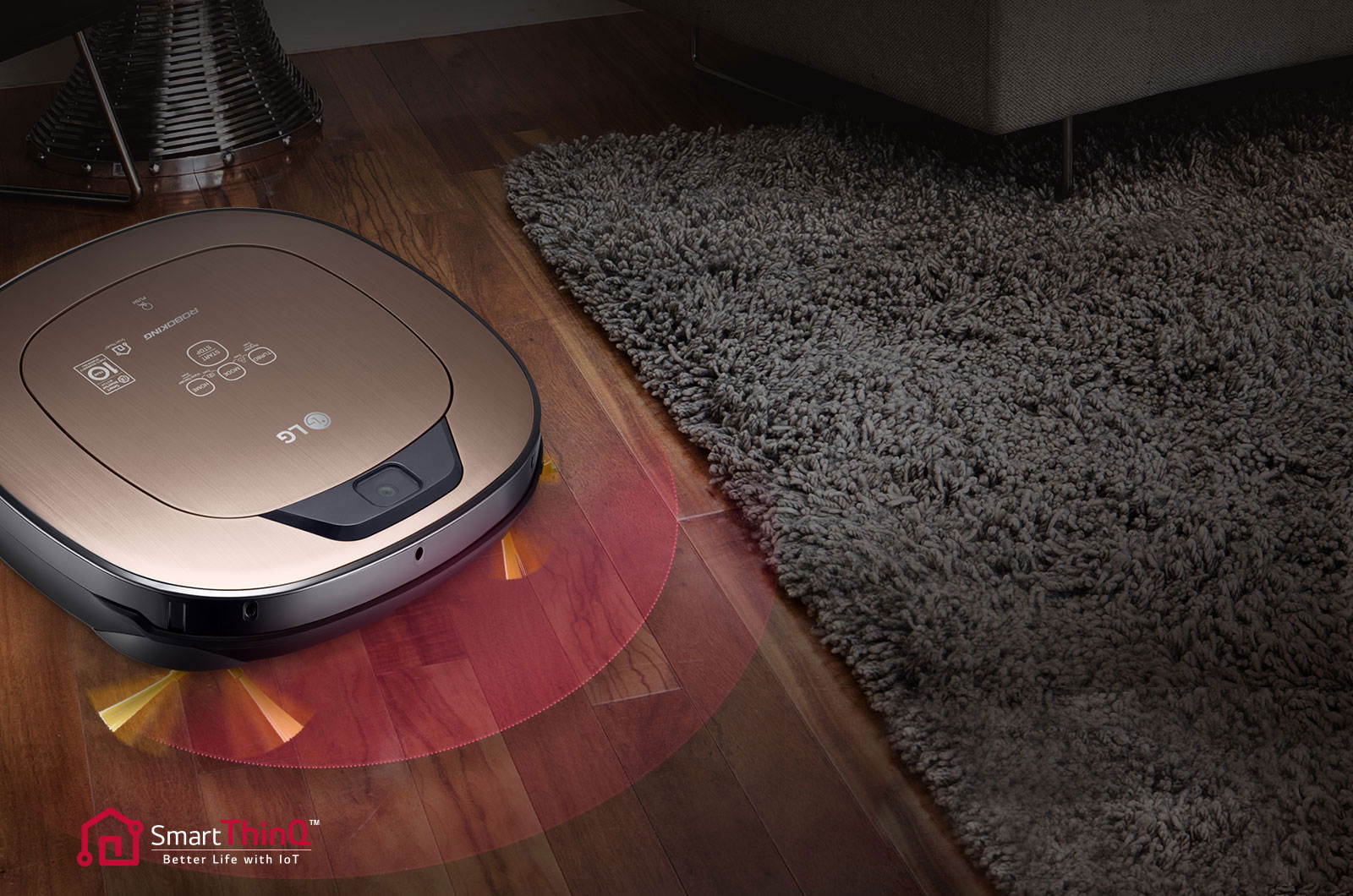 LG Robot Vacuum Cleaner | VR66802VMWP Roboking | LG Australia