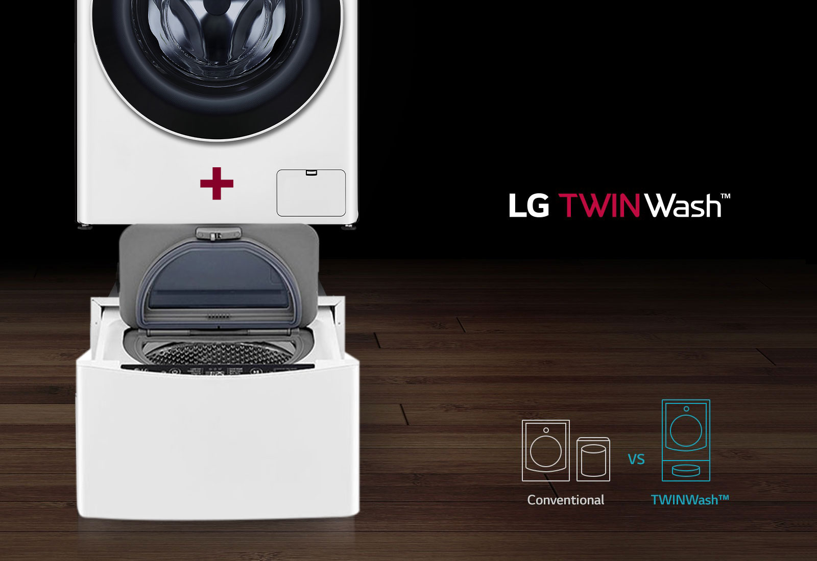 LG 2.5kg TWINWash® Mini in White | LG Australia