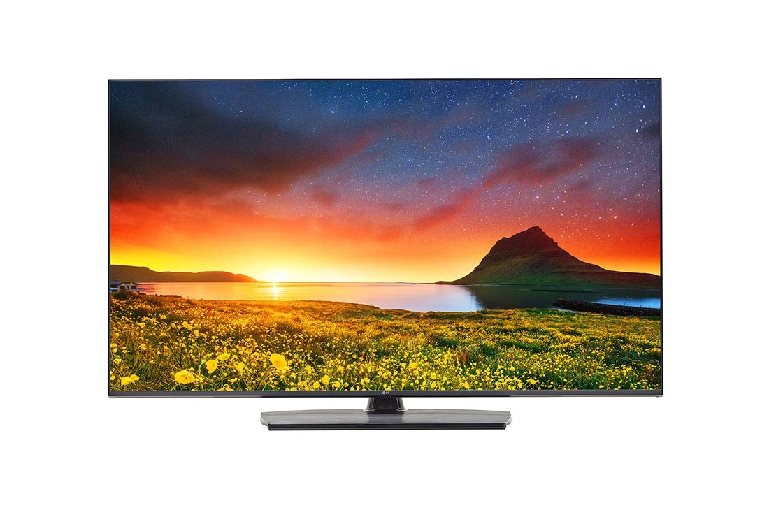 LG 4K UHD Hospitality TV with Pro:Centric, Front view with infill image, 55UR765H0VA