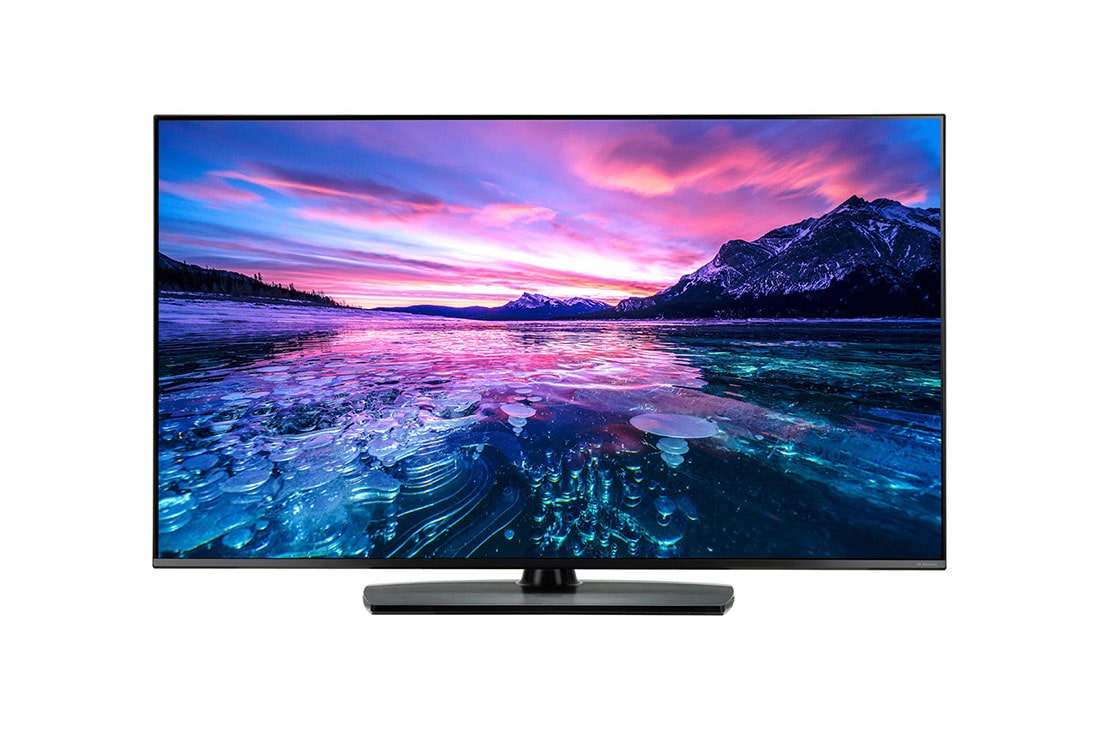 LG US765H Series - 49” 4K UHD Hospitality TV, Front view with infill image, 49US765H