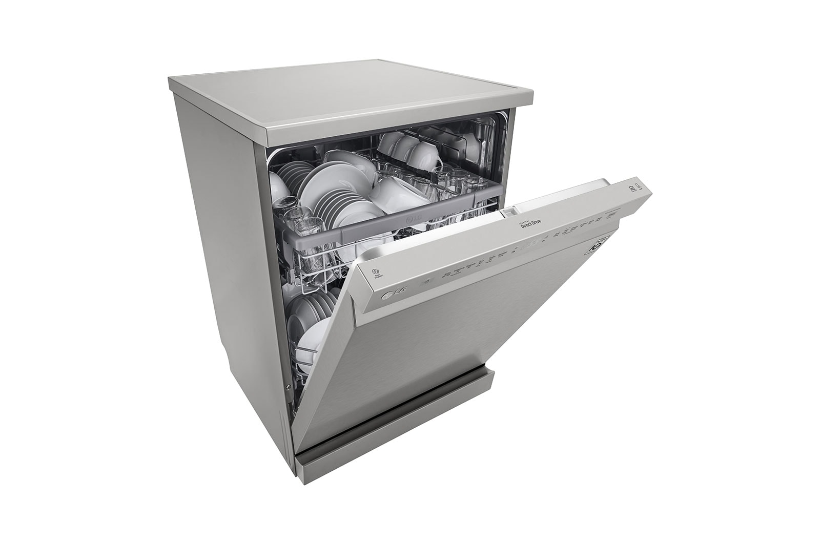 XD5B14PS QuadWash® Dishwasher Platinum Steel LG Australia