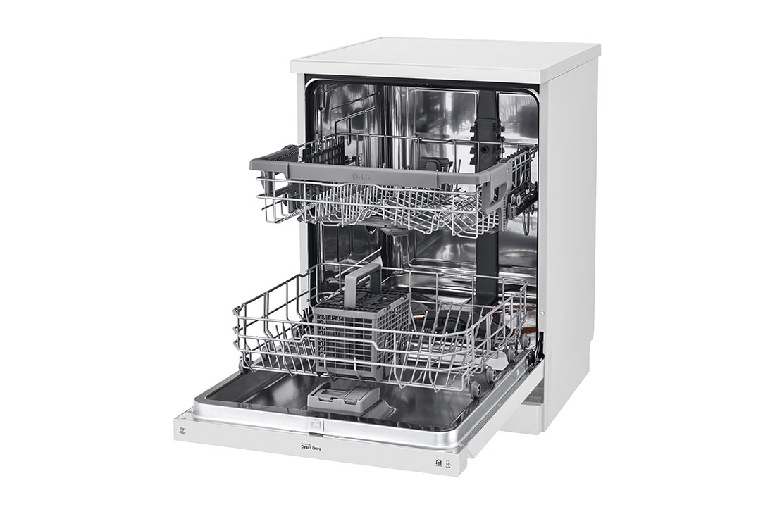 Lg xd5b14wh store quadwash freestanding dishwasher