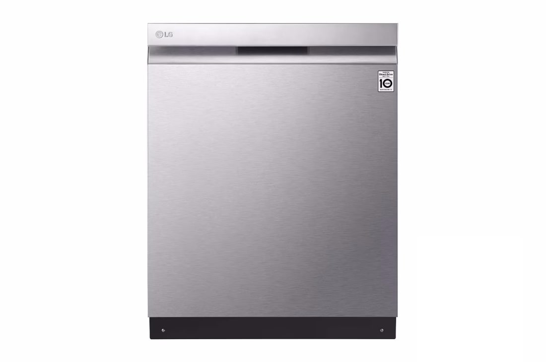LG 15 Place QuadWash® Dishwasher with Auto Open Dry in Noble Steel Finish with TrueSteam™ - Built-Under, XD3A25UNS