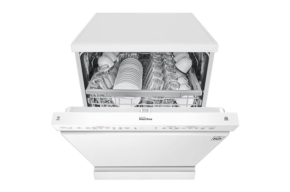 Lg quadwash online white dishwasher