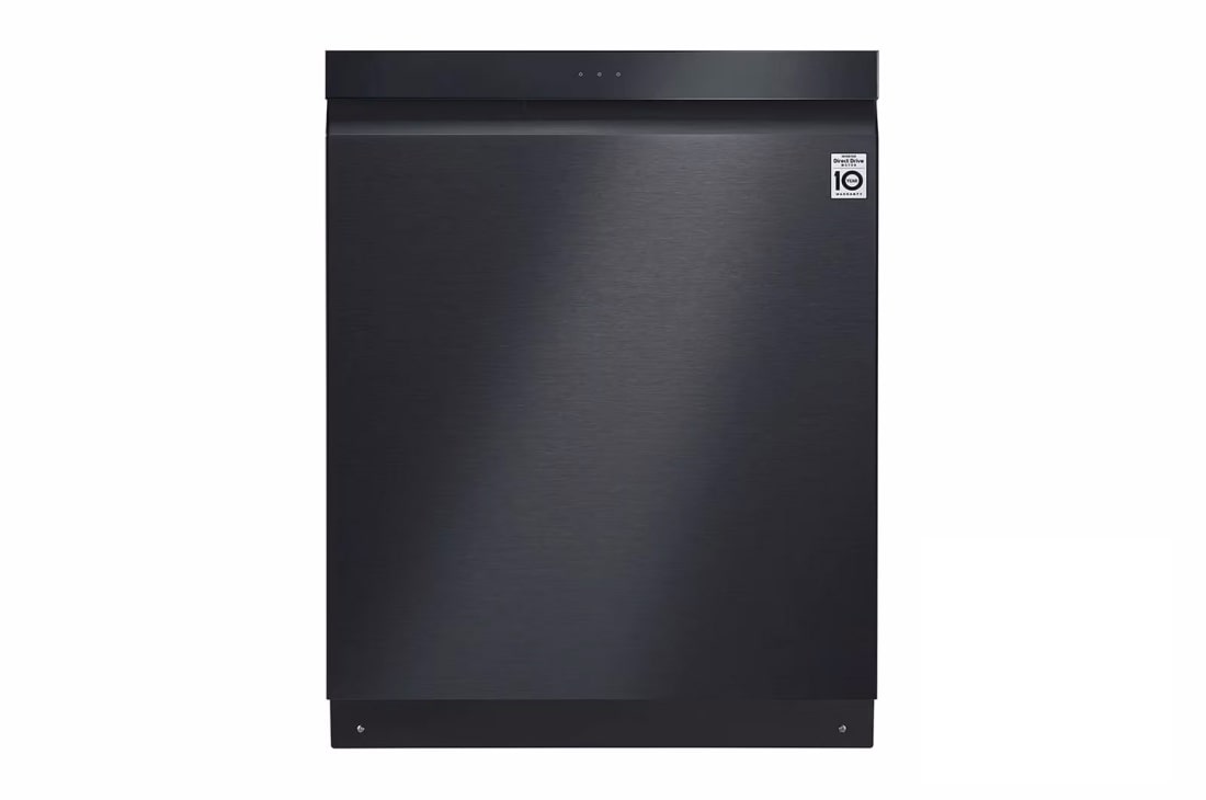 LG 15 Place QuadWash® Dishwasher with Auto Open Dry in Matte Black Finish with TrueSteam™ - Built-Under, XD3A25UMB