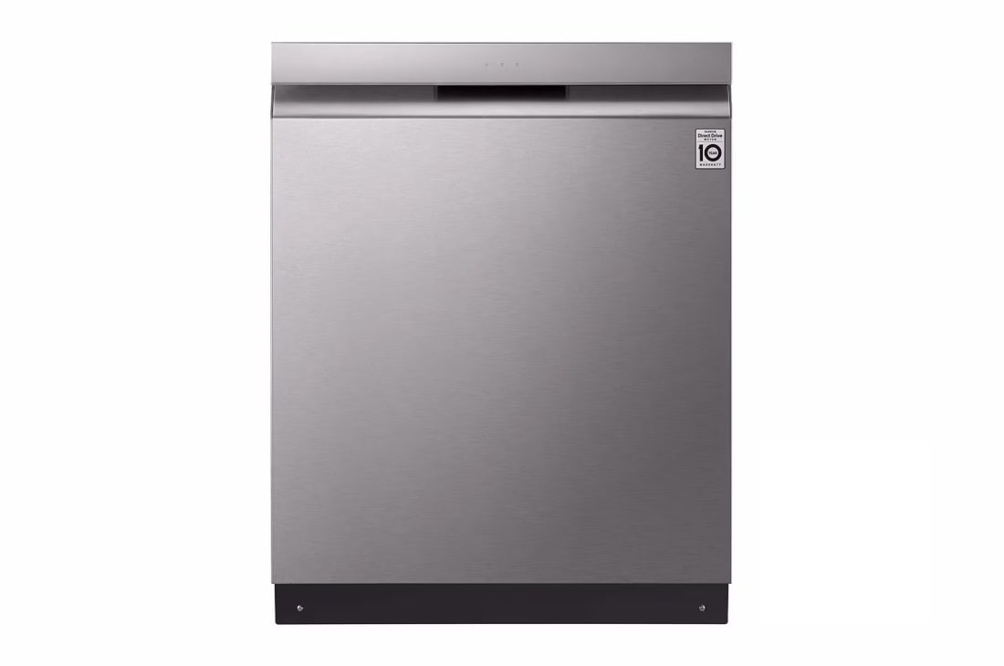 LG 15 Place QuadWash® Dishwasher with Auto Open Dry in Platinum Steel Finish with TrueSteam™ - Built-Under, XD3A25UPS