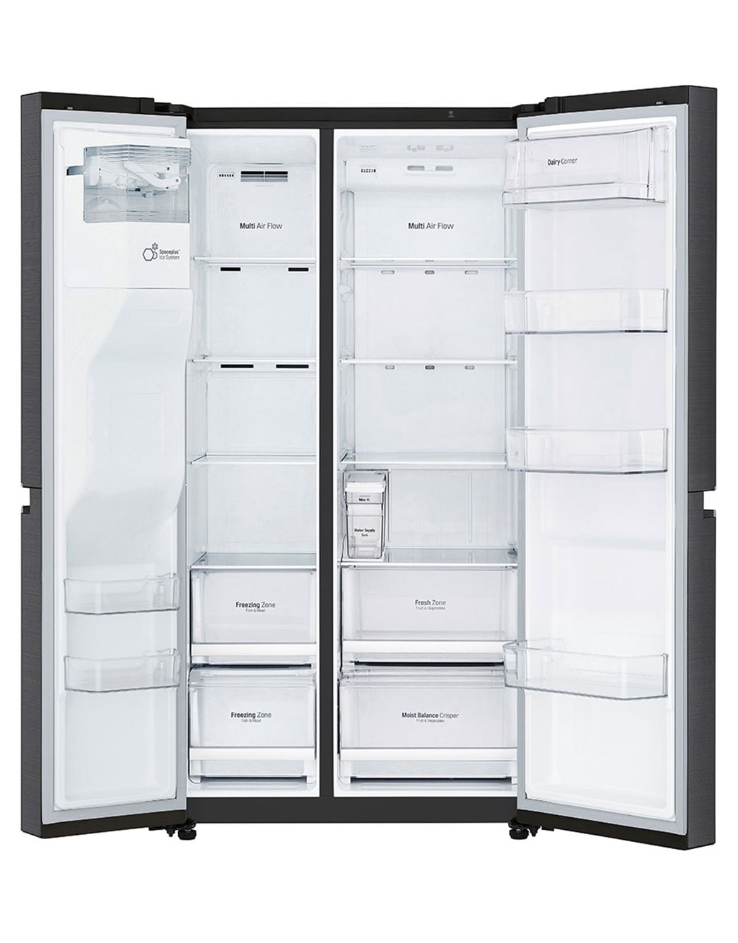 LG Fridges GSL668MBNL 668L SideBySide Fridge LG Australia