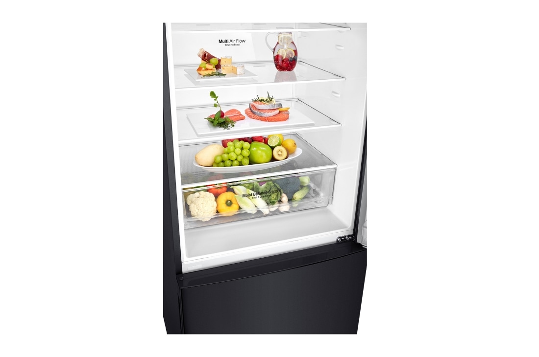 lg 455l bottom mount fridge freezer