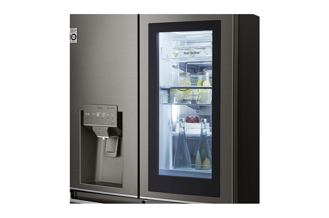 642L French Door Fridge in Black Stainless Finish