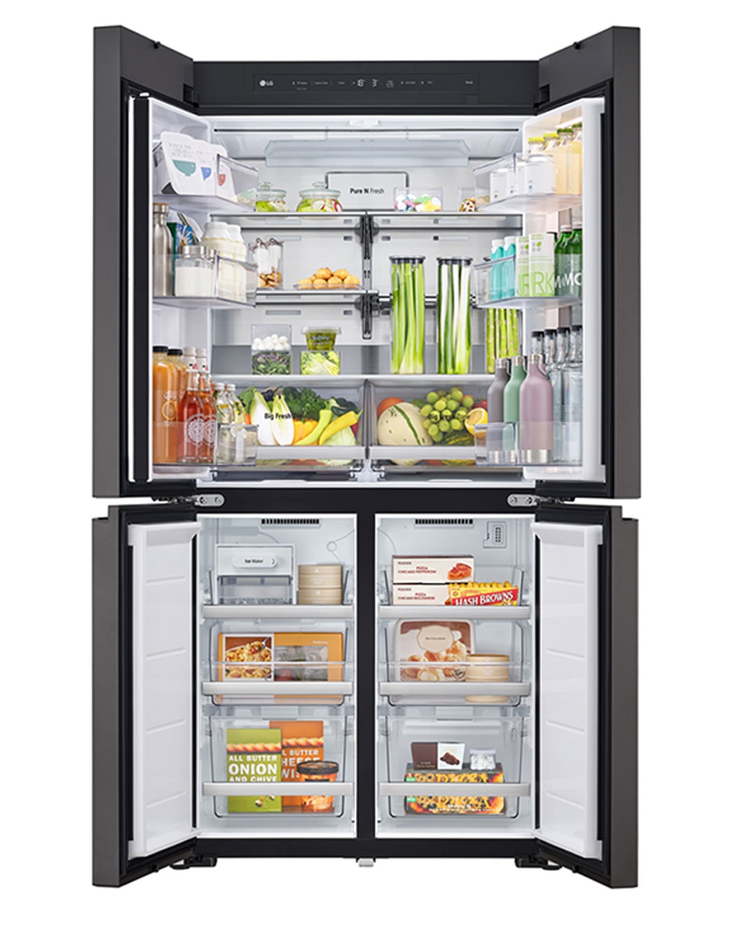 617L French Door Fridge with MoodUP® LED Door Panels | LG Australia