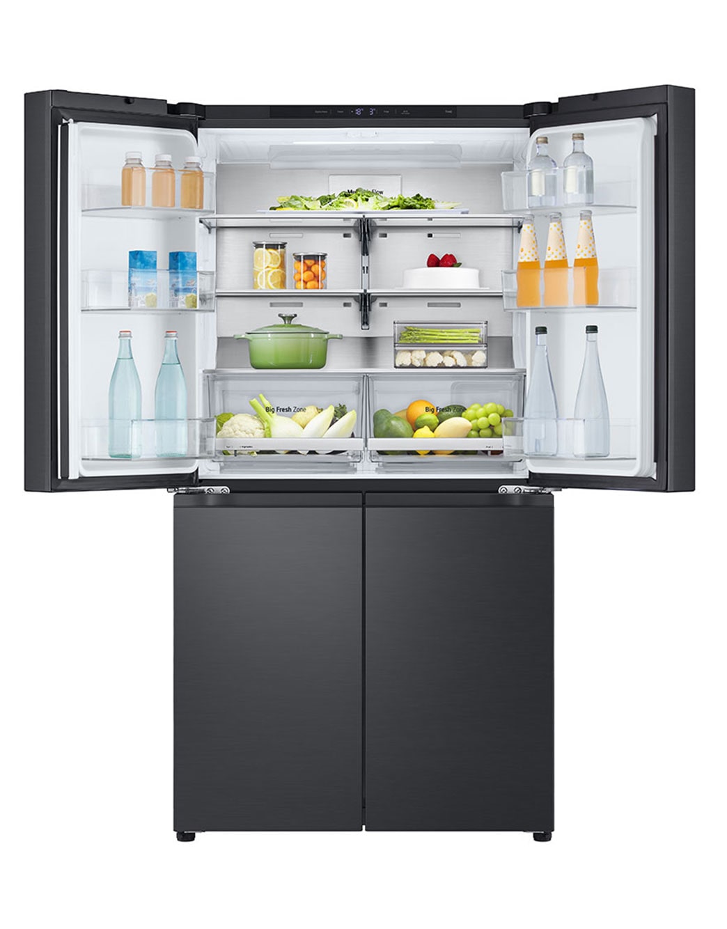 665L French Door Fridge in Matte Black Finish | LG Australia