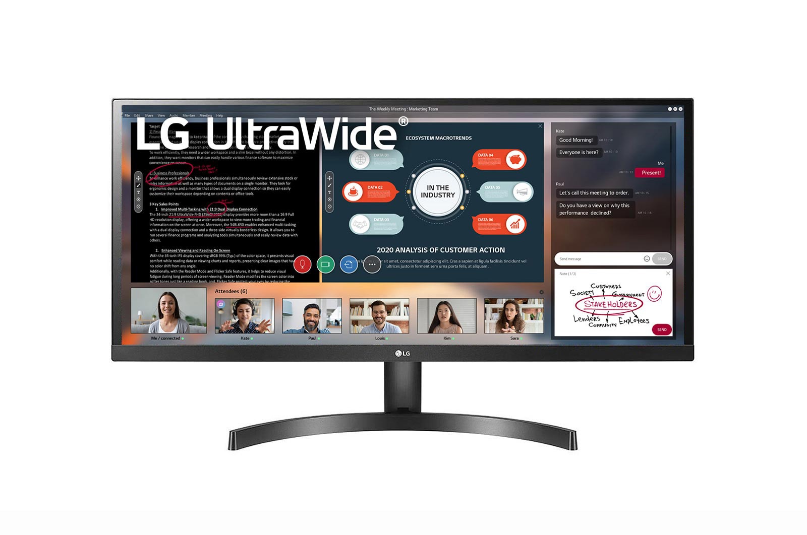 inch lg monitor connection