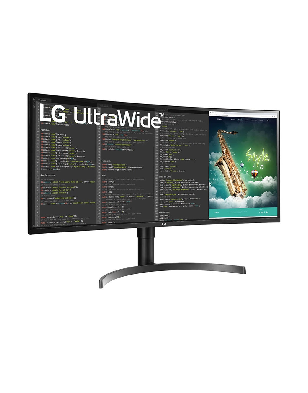 35” UltraWide QHD VA Curved Monitor | 35WN75C-B | LG Australia