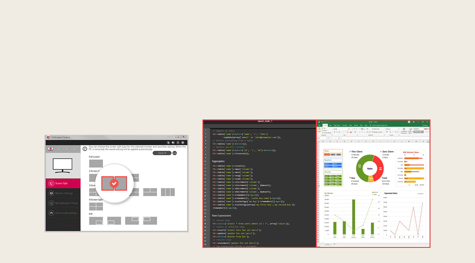 OnScreen Control offering Easier User Interface.