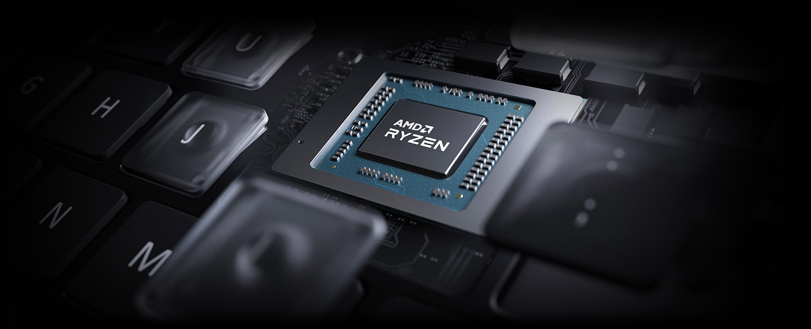 Powerful AMD CPU supports powerful performance.