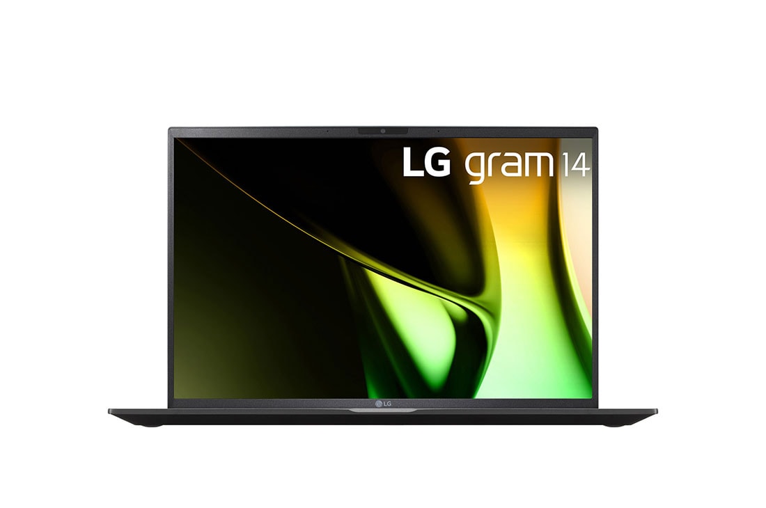 LG gram 14” | Ultra-lightweight | 16:10 Anti-glare IPS display | Windows 11 Pro | Intel® Core™ Ultra 5 Processor, Front view, 14Z90S-G.AP55A