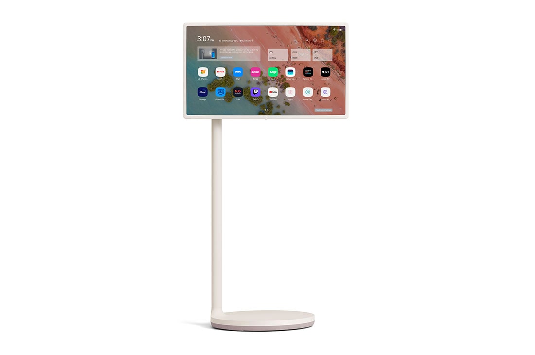 LG 27 StanbyME FHD Smart TV (Touch Screen) with Built-in Floor Stand