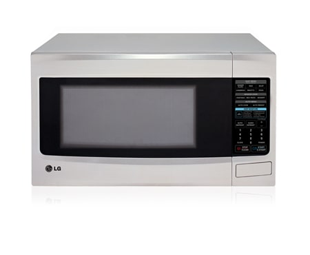 LG 34L Stainless Steel Microwave with 10 different power levels and Auto Cook Menus, MS3448XRK