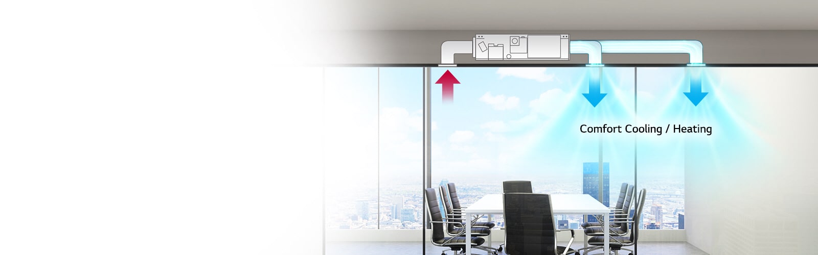 Indoor Air Conditioners: Ceiling Concealed Duct | LG Australia Business