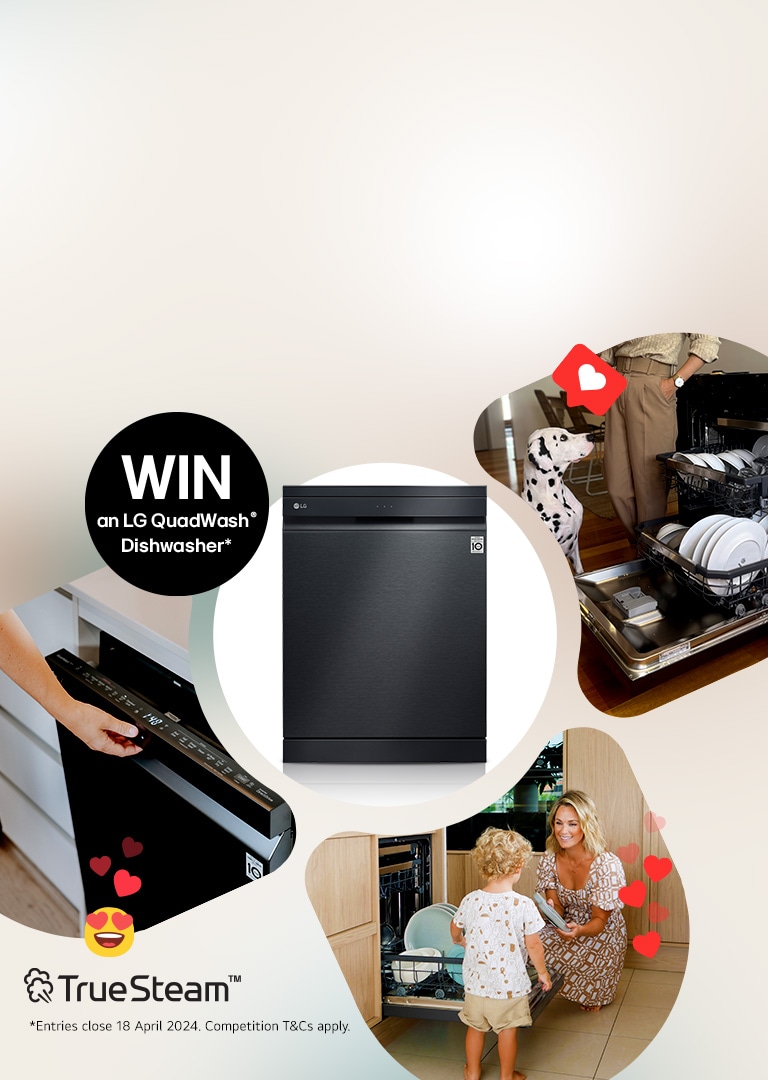 Want a chance to WIN the LG QuadWash® Dishwasher everyone's hyped about*?