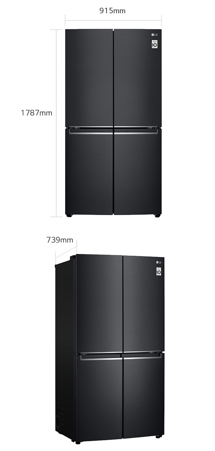 LG GFB730MBL 730L French Door Fridge LG Australia