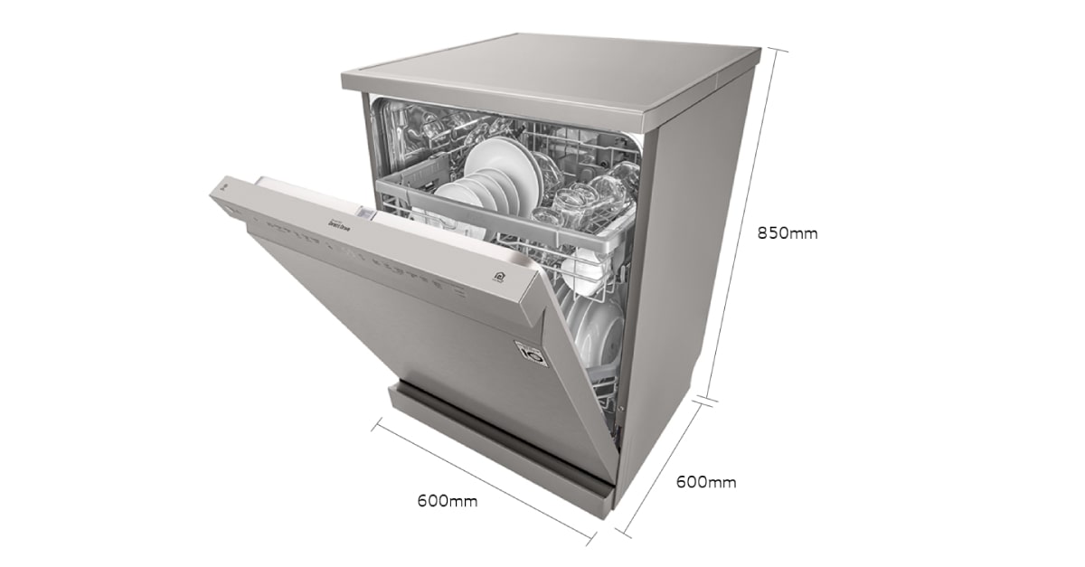 LG Dishwasher XD4B14PS QuadWash® Platinum Steel LG Australia