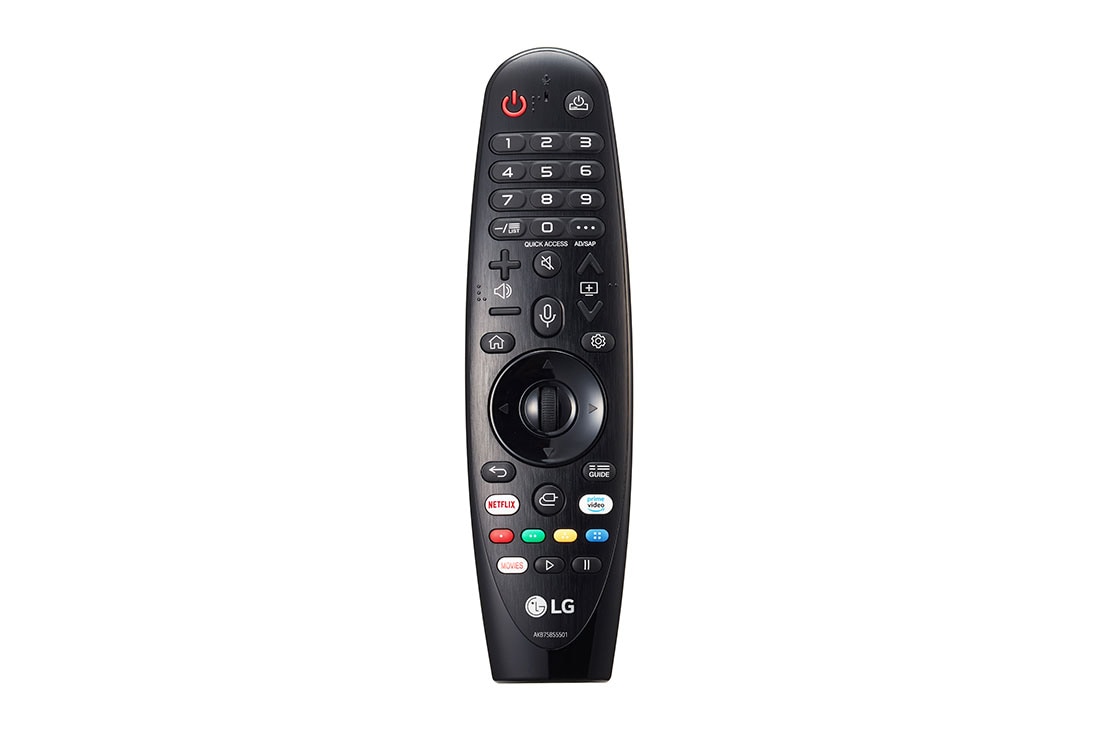 LG MR20 Magic Remote Control for Smart TV, Front View, EBX64329201