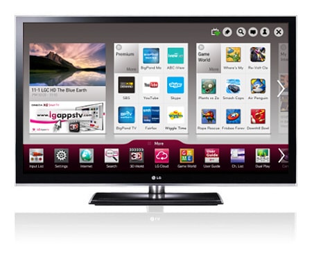 LG 50'' (127cm) Full HD 3D Plasma TV with THX3D Display, 50PZ950