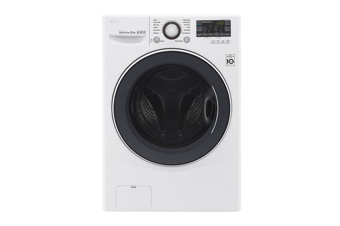 LG 13kg Front Load Washing Machine with Turbo Clean®, WD1013NDW