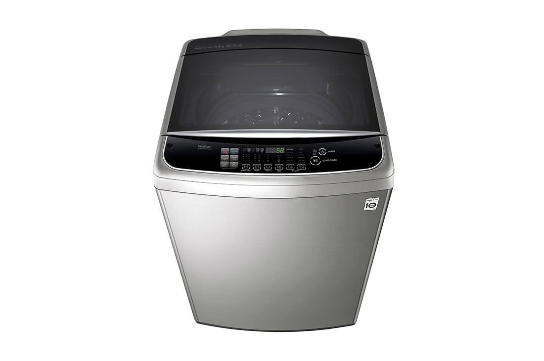 Lg 14kg top load clearance washing machine with turboclean3d