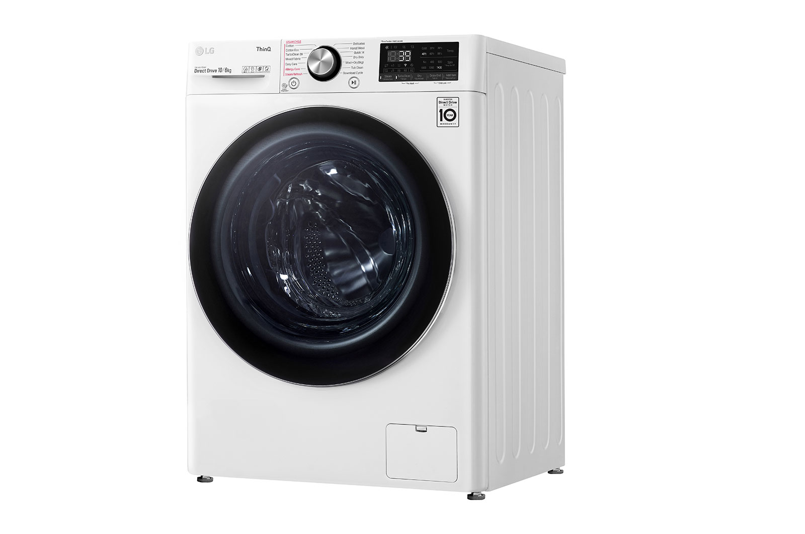 lg wvc9 1410w 10kg 6kg front load washer dryer combo