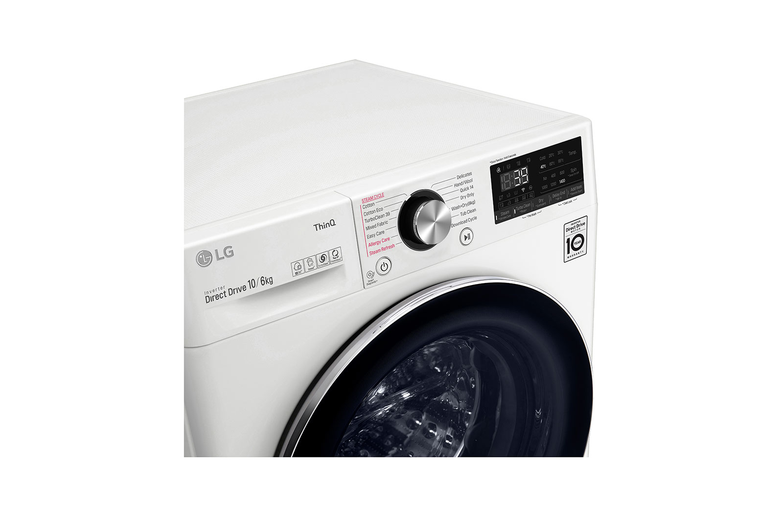 lg wvc9 1410w 10kg 6kg front load washer dryer combo