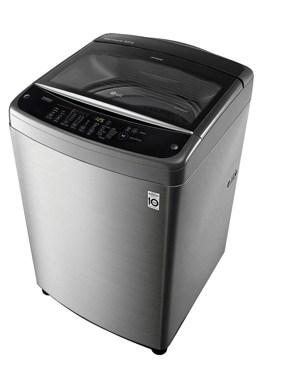 lg 9kg top load washing machine with smart inverter control