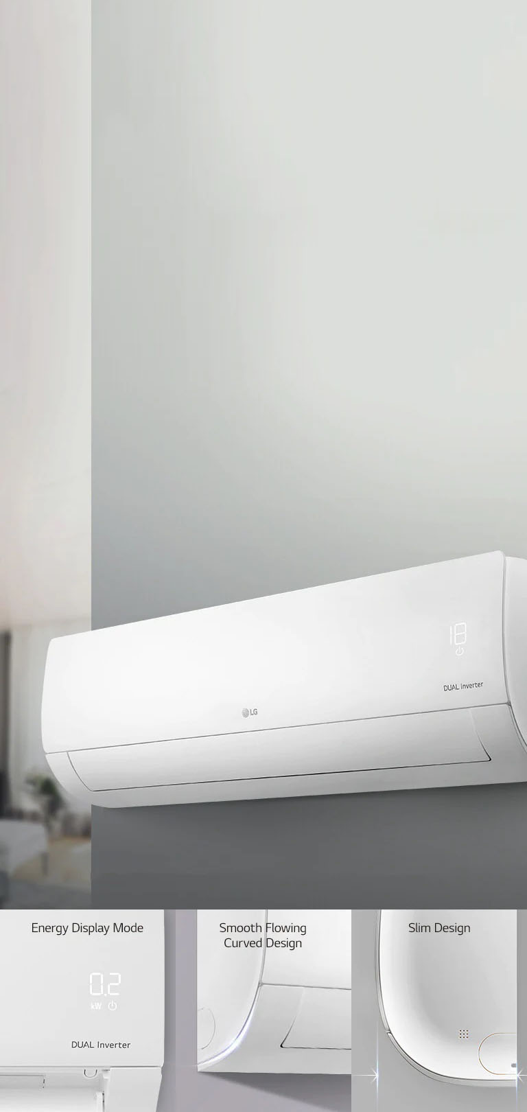 Lg 18 000 Btu Dualcool Single Split Inverter Air Conditioner R410a