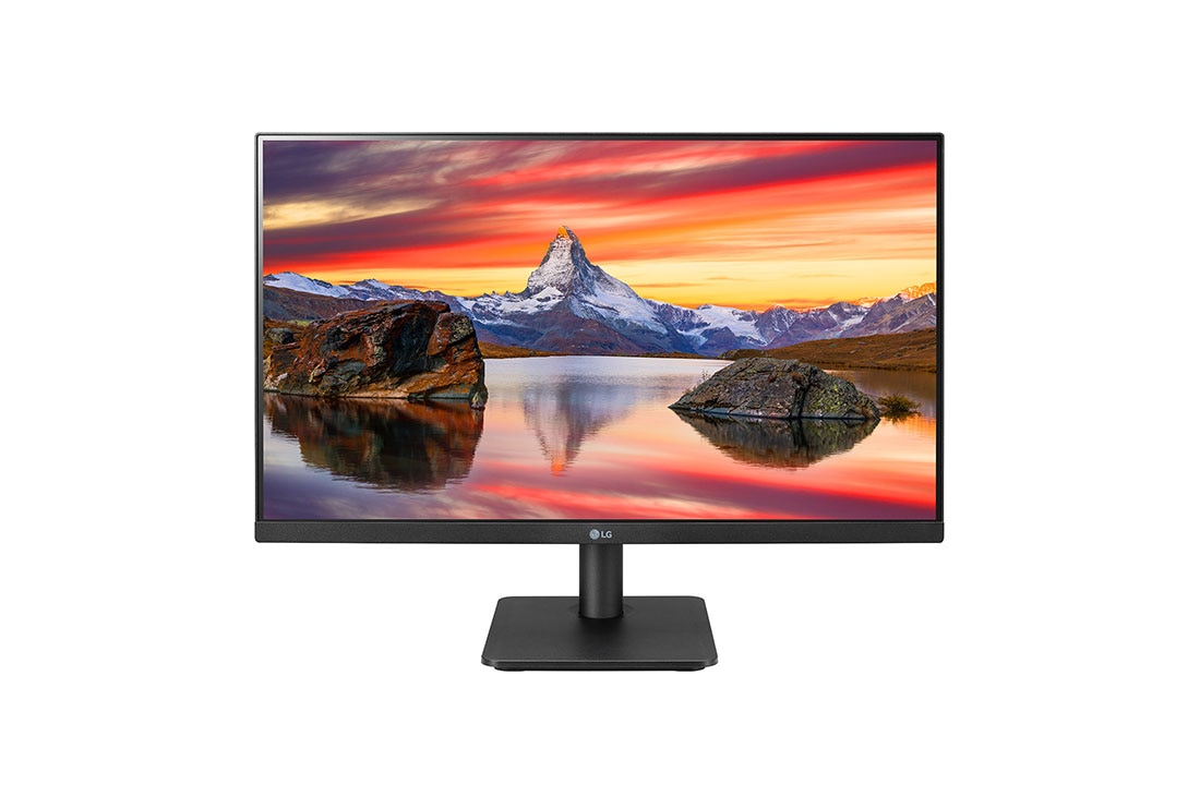 LG 23.8'' Full HD IPS Monitor with Radeon FreeSync™, front view, 24MP400-B