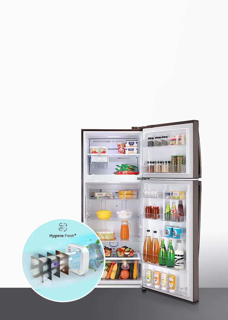 Lg double door on sale fridge lowest price