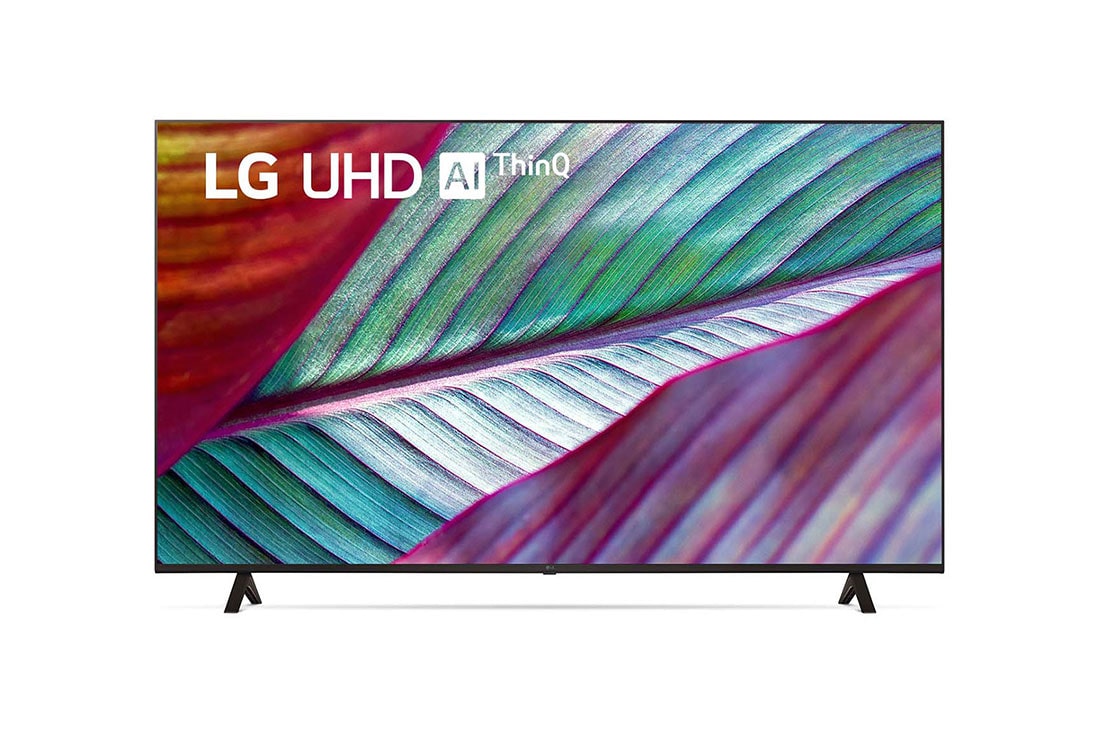 LG UHD TV UR75 55 inch 4K Smart TV 2023 | Magic Remote | Ultra HD 4K resolution | AI ThinQ, A front view of the LG UHD TV, 55UR7550PSC