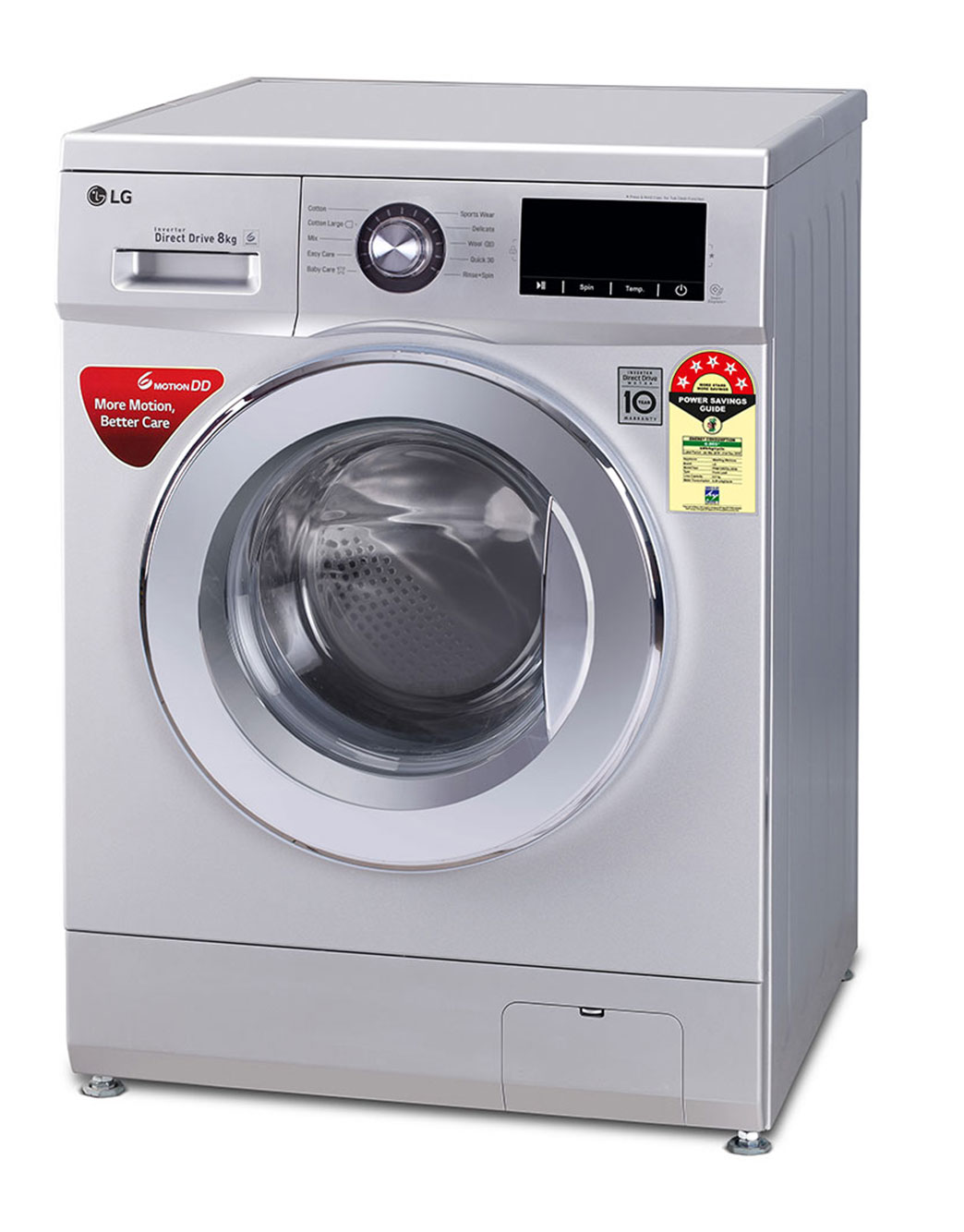 lg 8kg washing machine front load