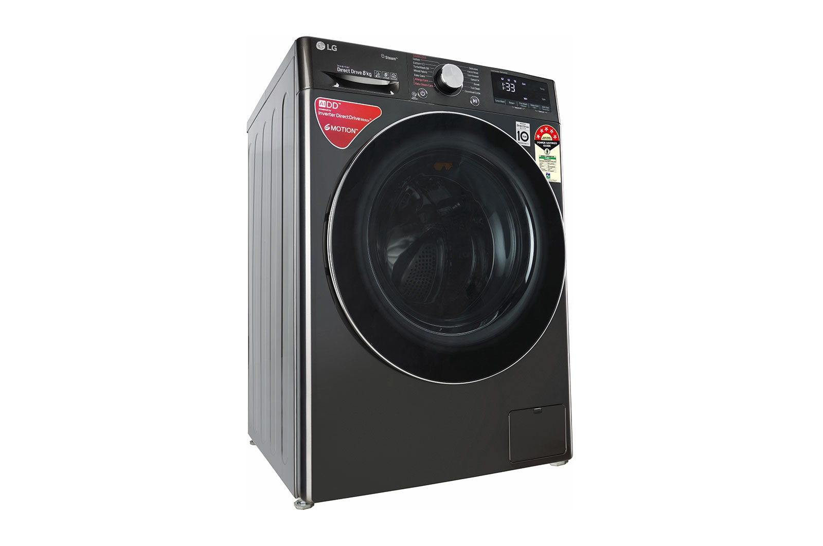 lg fully automatic washing machine 8kg front loading