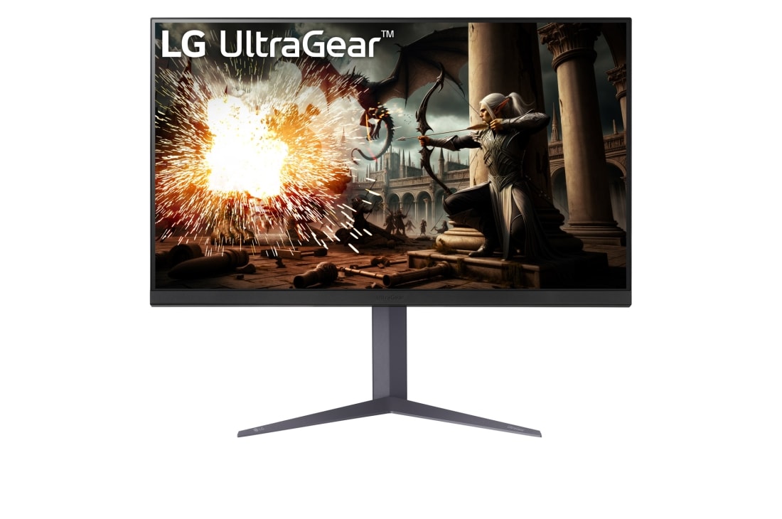 LG Moniteur Gaming 180Hz UltraGear™ QHD IPS de 32'' | 1ms (GtG), DisplayHDR™ 400, vue avant, 32GS75Q-B