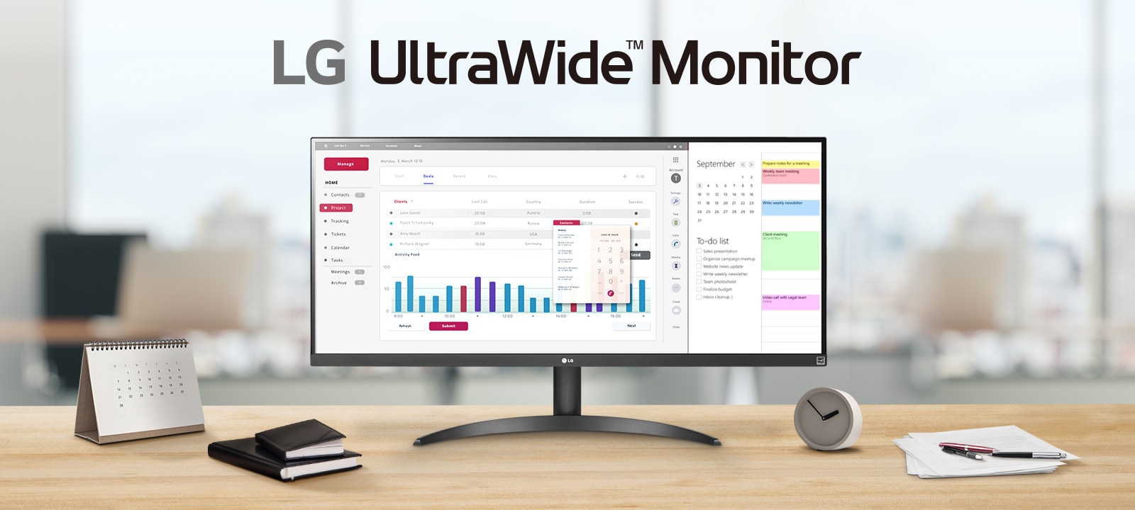 LG UltraWide™ Monitor.