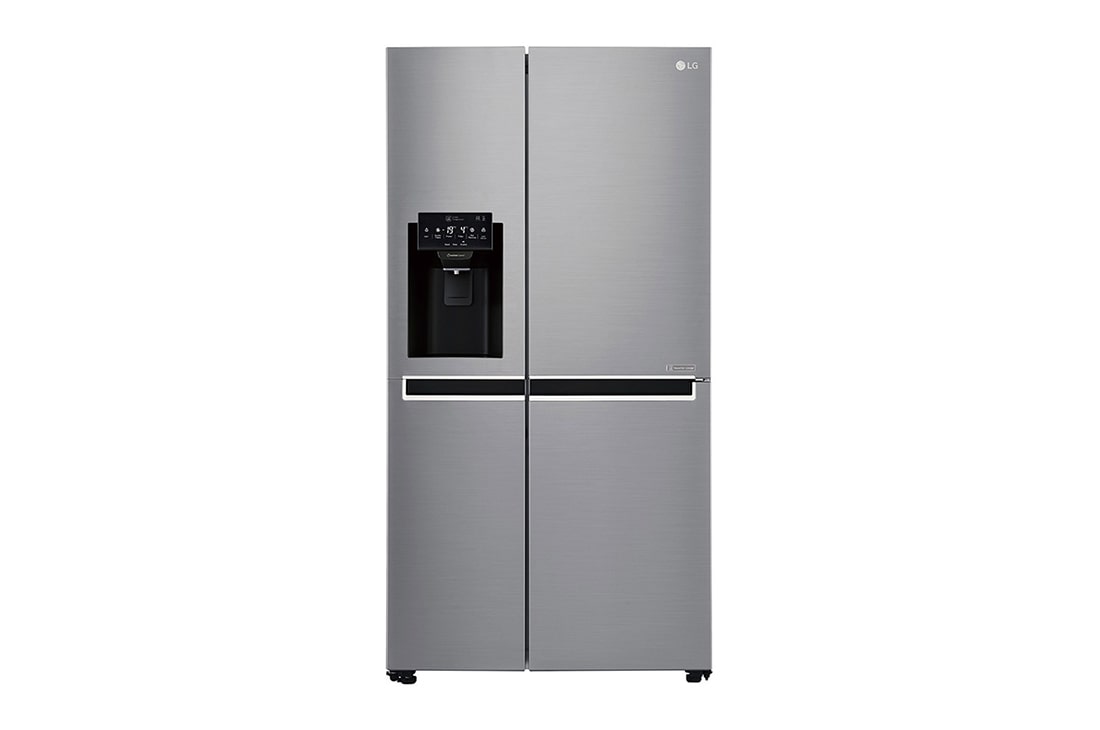 LG Toujours économique F | Distributeur d'eau et de glaçons| 601L capacité | Total No Frost | Non Plumbing | Compresseur Linéaire Inverter, GSL461ICEZ, GSL461ICEZ