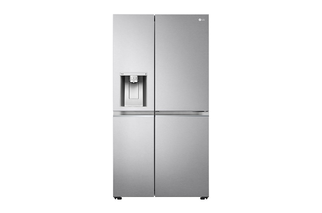 LG 635L capacité | DoorCooling+™ | Door-in-Door™ | Distributeur d'eau et de glaçons  avec UVnano™ | Total No Frost | Compresseur Linéare Inverter , Vue de face, GSJV90BSAE