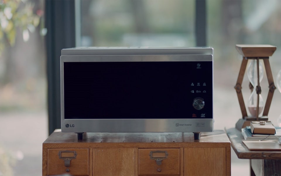 An LG NeoChef sitting on top of a countertop